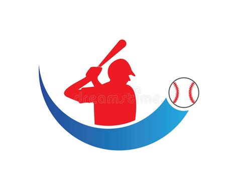 Baseball Logo Design Template Stock Vector - Illustration of badge ...