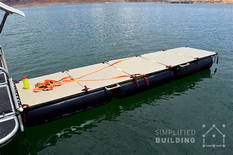 DIY Portable Floating Dock | Simplified Building