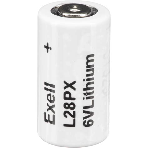 Exell Battery L28PX 6V Lithium Battery L28PX B&H Photo Video