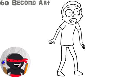 How To Draw Morty | Rick and Morty - YouTube