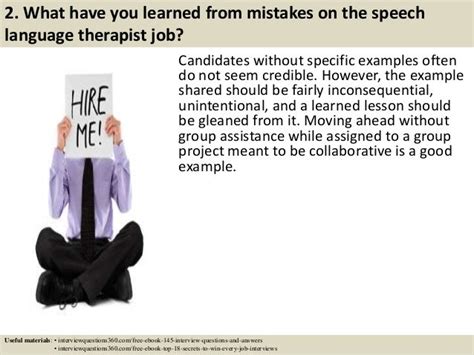 Top 10 speech language therapist interview questions and answers