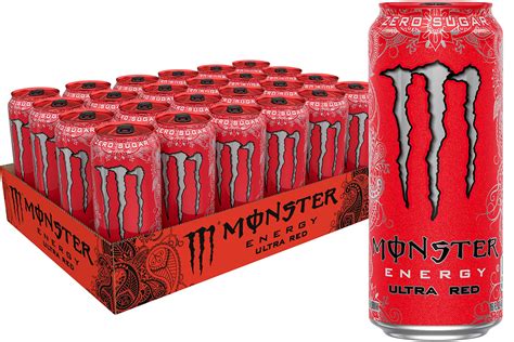 Buy Monster EnergyUltra Red, Sugar Free Energy Drink, 16 Ounce (Pack of 24) Online at desertcartUAE