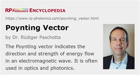 Poynting Vector – theory of electromagnetism, strength and direction of ...