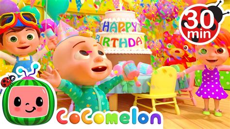 JJ's Happy Birthday Song | Cocomelon - Nursery Rhymes | Colors for Kids - YouTube