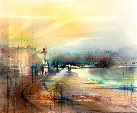 Colorful Watercolor Paintings Capture the Vibrant Beauty of Stockholm