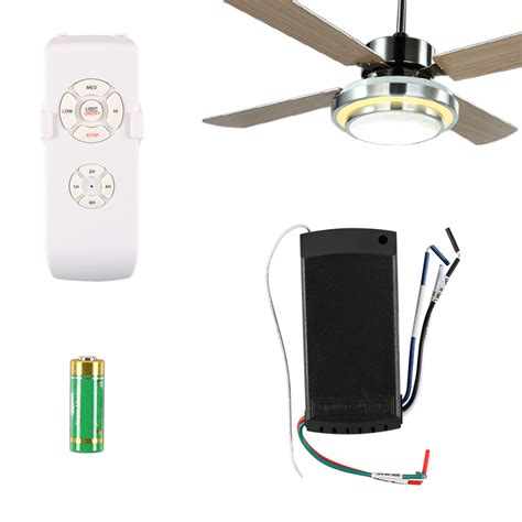 3-in-1 Small Size Universal Ceiling Fan Remote Control Kit with Light ...