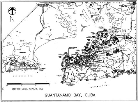 guantanamo bay map