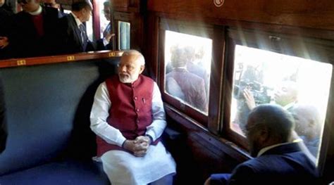 PM Modi retraces Mahatma Gandhi’s train journey in South Africa | India News - The Indian Express