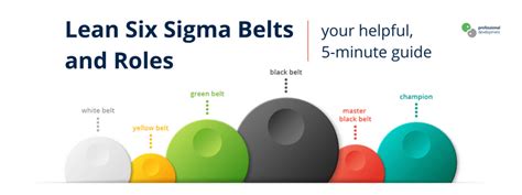 Lean Six Sigma Belts and Roles (Your Helpful, 5-Minute Guide)