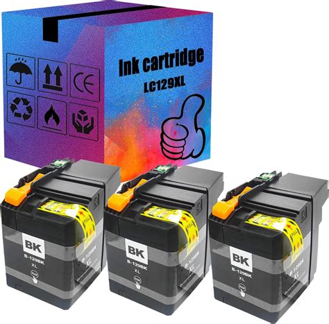 GEMZIS LC129/LC125XL Replacement Ink Cartridges, Compatible for Brother MFC-J6920DW J6720DW ...