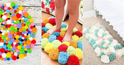 25 Beautiful DIY Pom Pom Rug Ideas | Pom Pom Rug Pattern