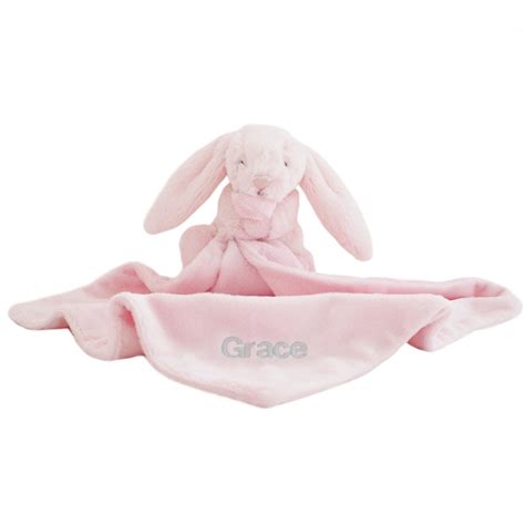 Personalised Pink Bunny Comforter - LOVINGLY SIGNED HK – LOVINGLY ...