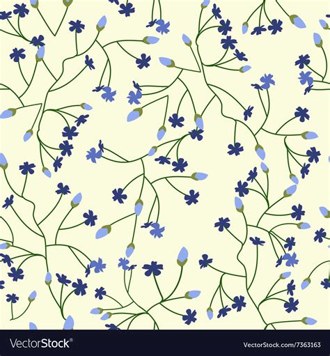 Floral background with small flowers Royalty Free Vector