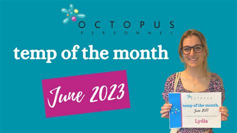 Temp of the Month - June 2023 - Octopus Personnel