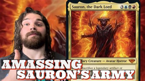 Sauron, the Dark Lord | full EDH Deck Tech | Magic The Gathering LOTR - YouTube