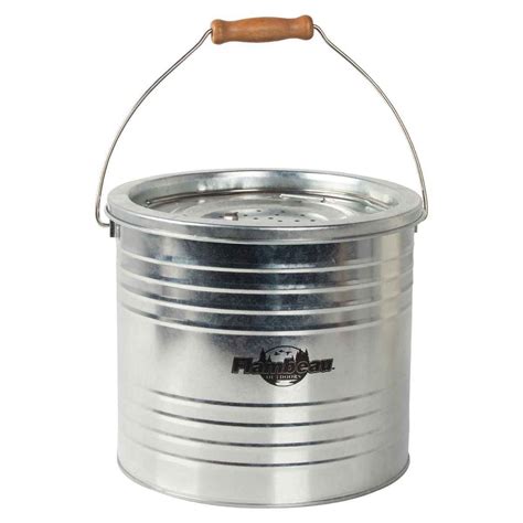 Flambeau Galvanized Floating Minnow Bucket Bait Storage - 8qt | Sportsman's Warehouse