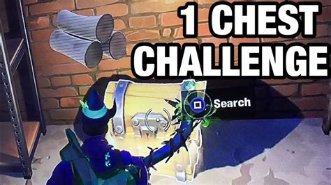 One Chest Challenge |FORTNITE| - YouTube