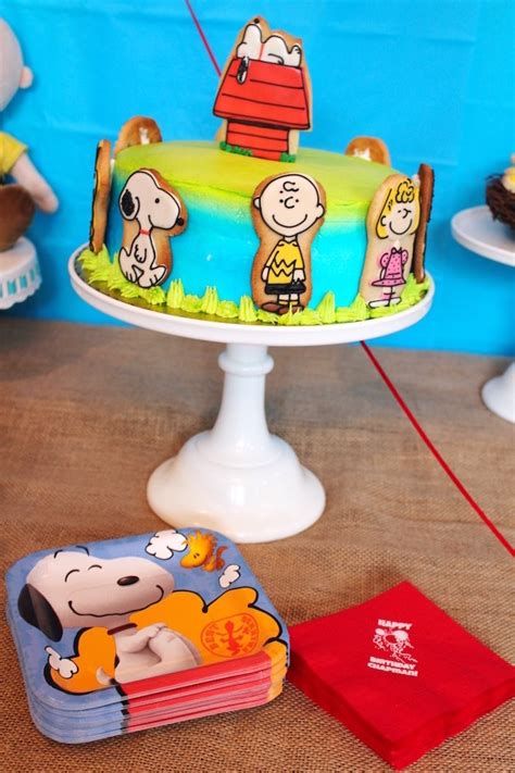 Kara's Party Ideas Peanuts + Charlie Brown Birthday Party | Kara's ...