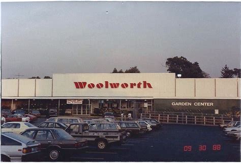 Woolworth store (late 1980's). Location unknown. Large sized store with exterior that makes it ...