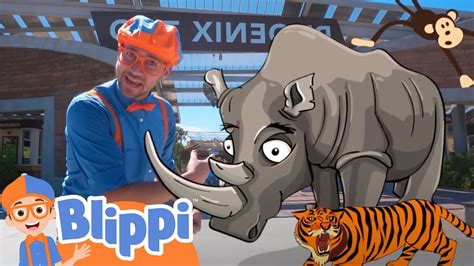 Blippi Visits The Zoo | Learning Zoo Animals For Kids | Educational ...