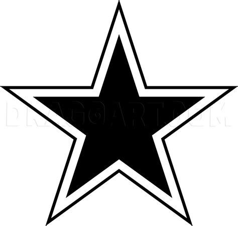 How To Draw Dallas Cowboys Star Tattoo