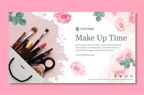 Cosmetic Banner Template | Business card template design, Banner template, Cosmetics banner