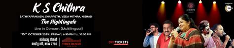 K.S. Chithra Live In Sydney - DryTickets.com.au