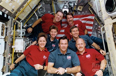 Portrait Of The Crew Of The Columbia Space Shuttle Photograph by Nasa ...