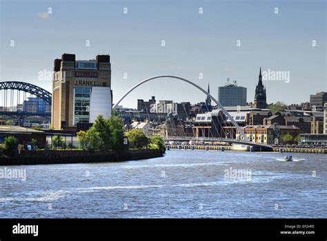 Newcastle Gateshead quayside Stock Photo - Alamy