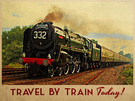 Vintage Travel By Train by Flo Karp