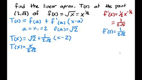 ⏩SOLVED:Using a Tangent Line Approximation In Exercises 1-6, find ...