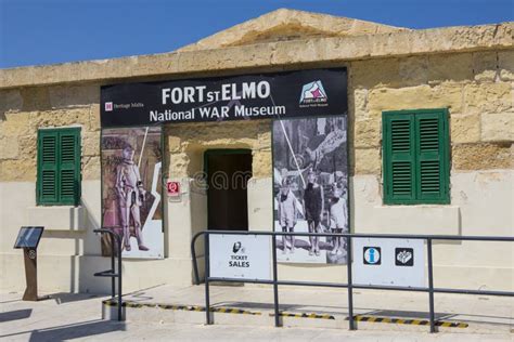 Fort St. Elmo National War Museum in Valletta Editorial Image - Image ...