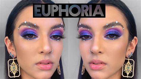 EUPHORIA INSPIRED MAKEUP TUTORIAL | Rowi Singh - YouTube