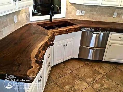 Wood Slab Kitchen Countertops – Things In The Kitchen