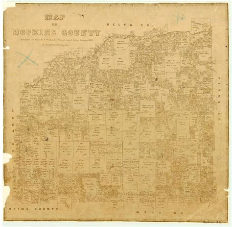 Map Of Hopkins County Texas - Oakland Zoning Map