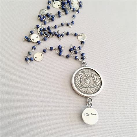 Chinese Floral Coin Necklace – Kelly Annie Jewelry