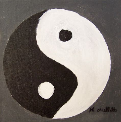 Yin Yang Painting by Mason Ouellette