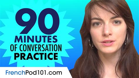 90 Minutes of French Conversation Practice - Improve Speaking Skills - YouTube