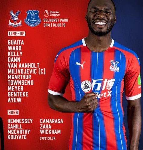 Crystal Palace Lineup vs Everton : r/FantasyPL