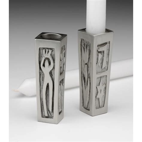 Emily Rosenfeld Shabbat Candle Holders, Artistic Artisan Designer Judaica – Sweetheart Gallery ...