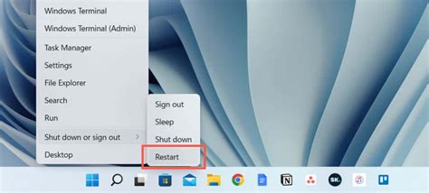 Cara Restart dan Mematikan PC Windows 11 - Technovandia