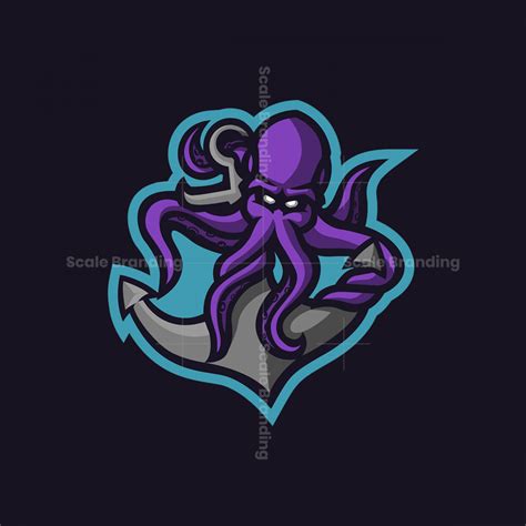 Kraken Mascot Logo | Mascot, Kraken, Logo design