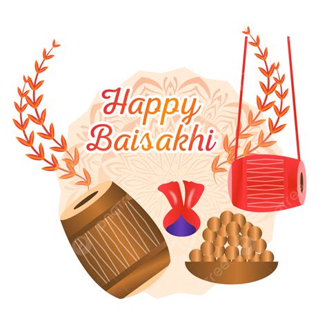 Happy Baisakhi Vector Hd Images, Party Happy Baisakhi Vector Design, Festival, Celebration ...