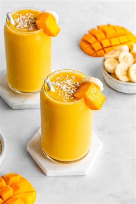 Mango Banana Smoothie | Purely Kaylie