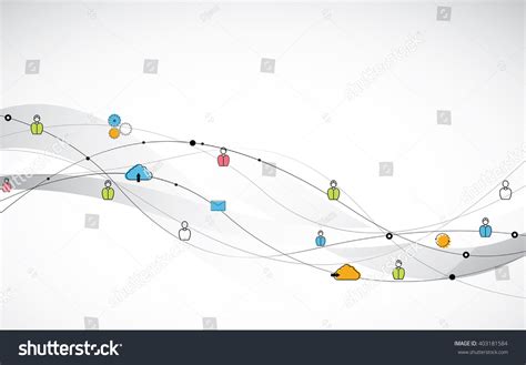 Human Connection Abstract Human Connection Human Stock Vector (Royalty ...