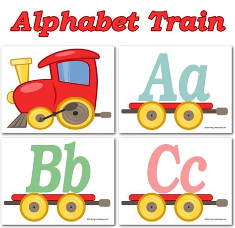 Alphabet Train Printable - Printable Word Searches