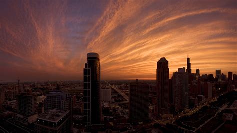 City buildings during dusk HD wallpaper | Wallpaper Flare