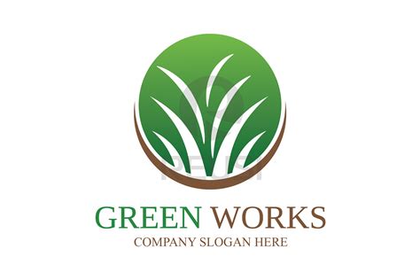 Greenworks Landscaping Logo Template