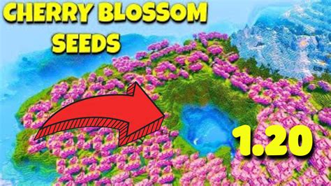 Beautiful Cherry Blossom Seeds For Minecraft Bedrock Edition 1 20 - 1Minecraft