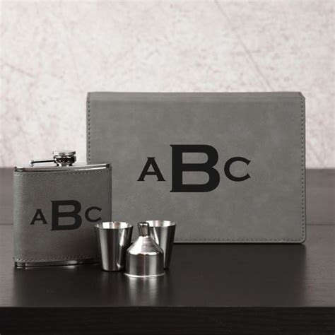 Monogram Flask Set: Personalized Gift for Every Occasion